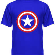Мужская футболка Captain America Shield